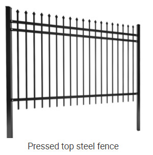 Courtyard villa wall safety protection iron fence (2)