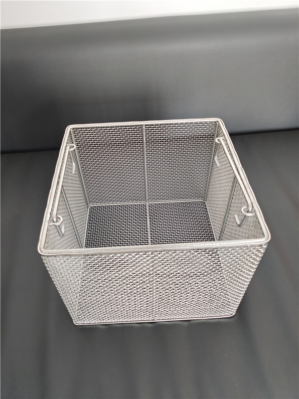 Medical stainless steel wire basket disinfection basket02