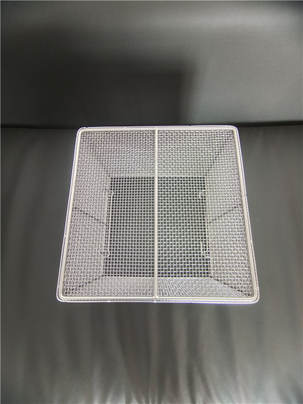 Medical stainless steel wire basket disinfection basket01