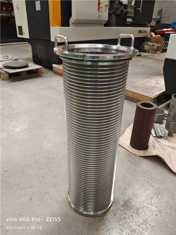 Industrial Liquid Filteration of 304 316 Stainless Steel Basket Filter Element 06
