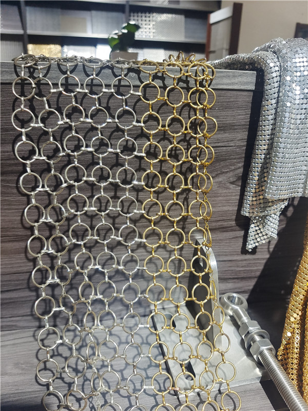 Decorative metal ring mesh Safety protection chain armor03