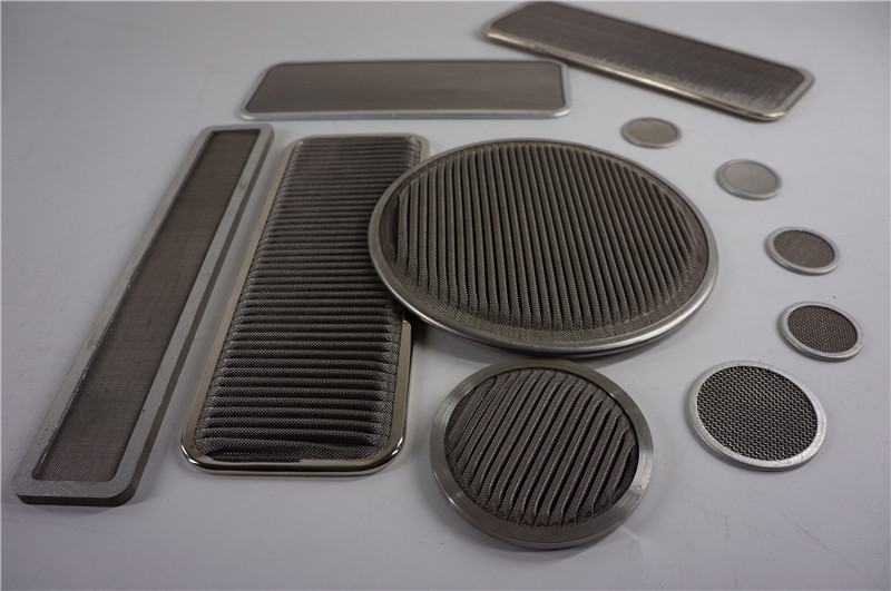 Stainless steel filter mesh metal rimmed ring disc ( disc filter, filter packs, wire mesh filter disc).04