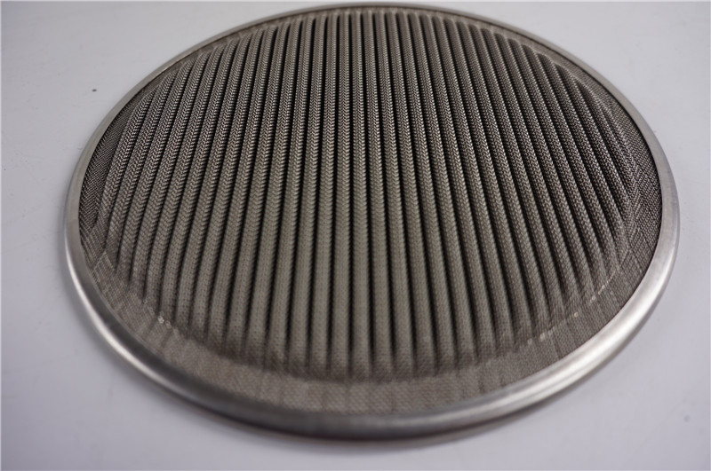 Stainless steel filter mesh metal rimmed ring disc ( disc filter, filter packs, wire mesh filter disc).01