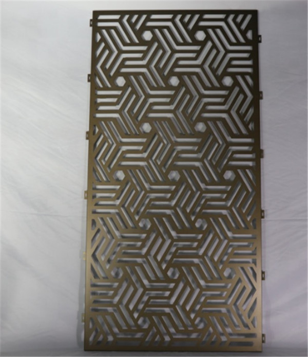 Room exterior wall decoration Laser cut carved metal screen  (3)