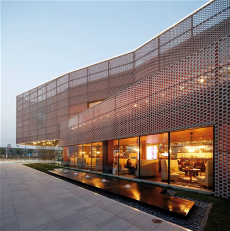 Perforated aluminum plate for curtain wall decorative06