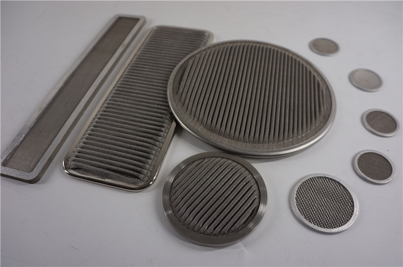 Stainless steel filter mesh metal rimmed ring disc ( disc filter, filter packs, wire mesh filter disc).03